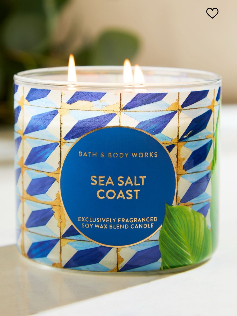 BBW Sea Salt Coast 3 Wick Candle